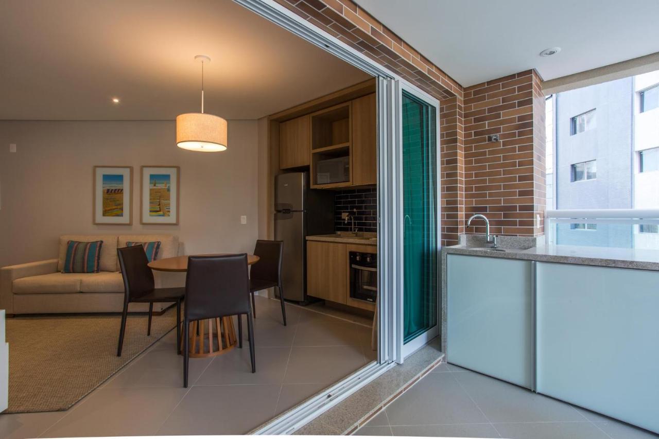2 Quartos- Estanconfor Vista Mar Ac Garagem Sacada 桑托斯 外观 照片