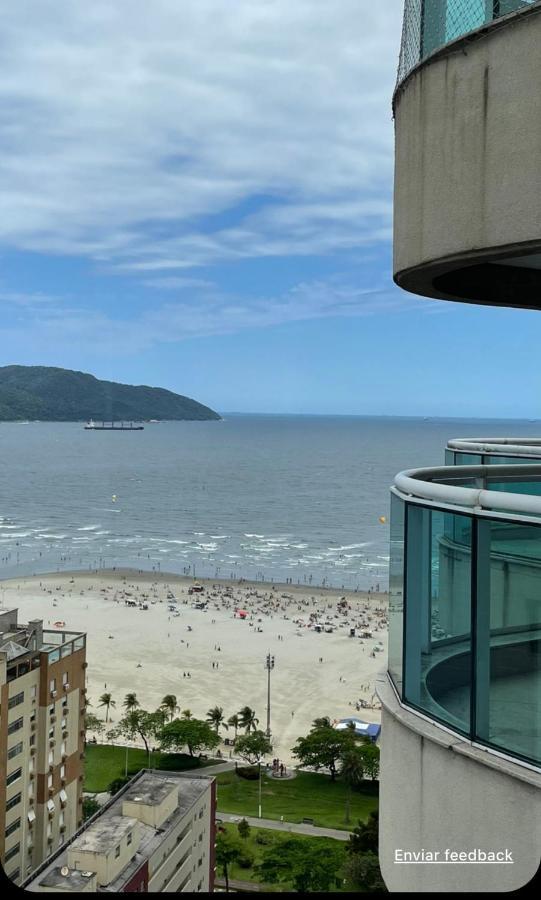 2 Quartos- Estanconfor Vista Mar Ac Garagem Sacada 桑托斯 外观 照片